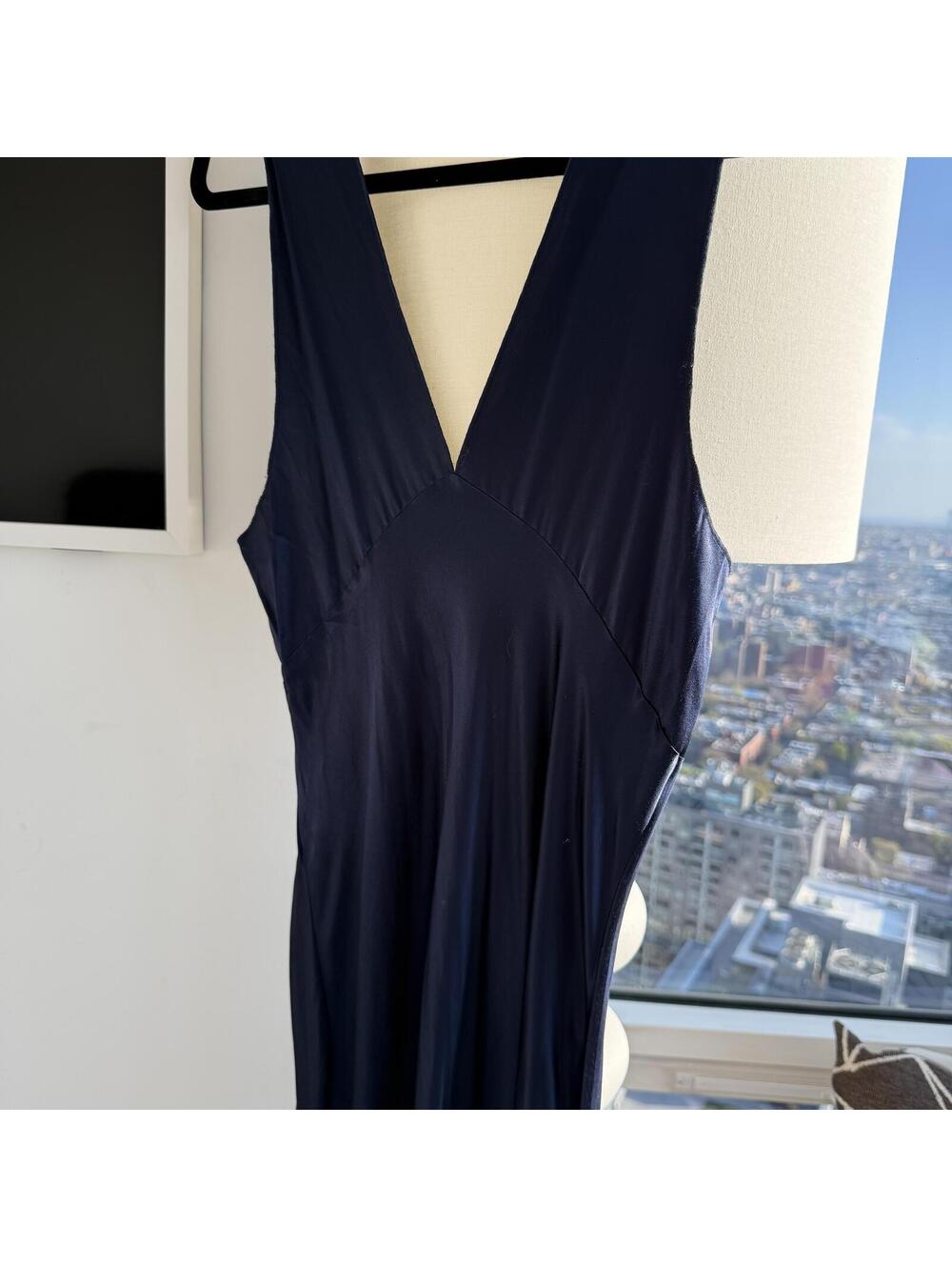 Rails Monique Satin Navy Dress - Picture 3 of 3